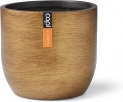 Capi Europe - Bloempot Bol Retro - 23x21 - Goud - Bloempot Voor Binnen - BRTG134 -Bloem Garden Verkoop 1200x992