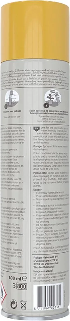 Pokon Bladglans 250ml 18 Pokon Bladglans 250ml -Bloem Garden Verkoop 264x1200