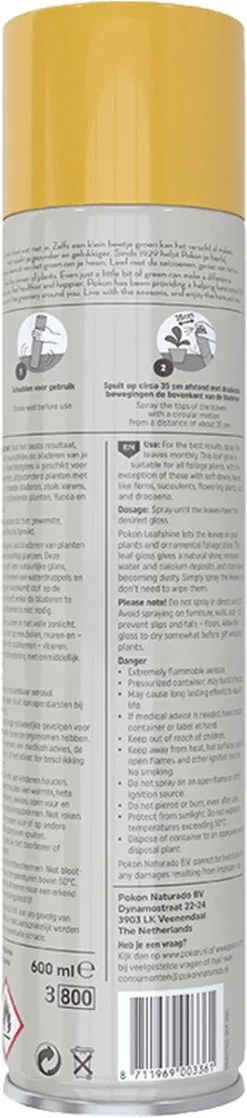 Pokon Bladglans 600ml -Bloem Garden Verkoop 265x1200