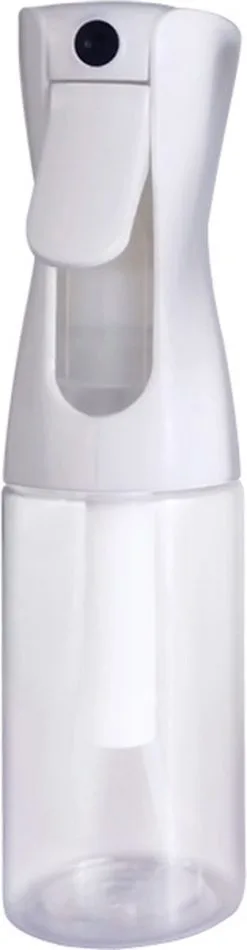 Bottel Transparante Plantenspuit Met Verstuiver 300ml Wit - Plantensproeier - Mist Verstuiver - Water Verstuiver - Planten - Verstuiver - Sprayfles