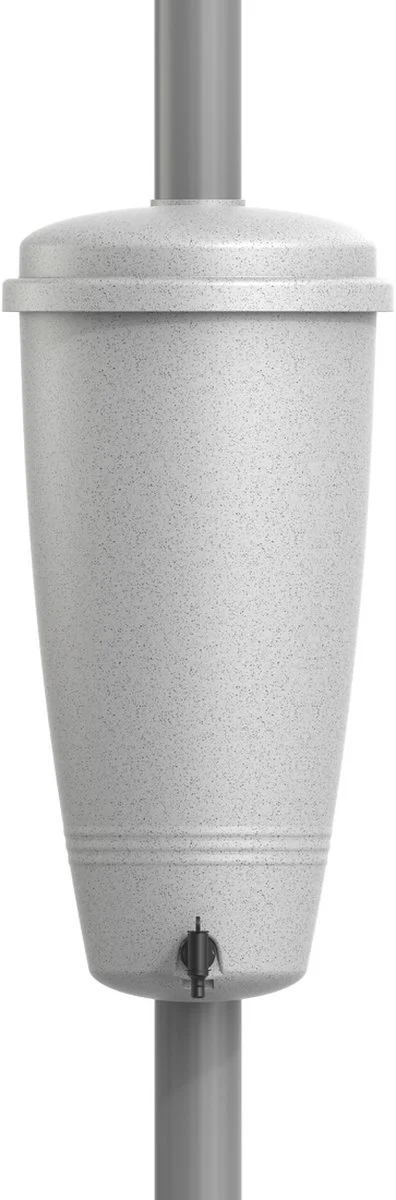 Elho Green Basics Rain Catcher 33 - Regenton Voor Balkonbuiten - Ø 33.5 X H 73.5 Cm - Grijs/Living Concrete 8 Elho Green Basics Rain Catcher 33 - Regenton Voor Balkonbuiten - Ø 33.5 X H 73.5 Cm - Grijs/Living Concrete - Afbeelding 8