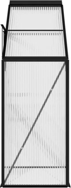 VidaXL Broeikas 1,38 M² Aluminium Antracietkleurig -Bloem Garden Verkoop 458x1200