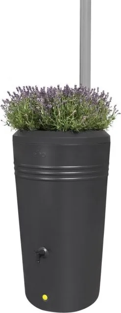 Elho Green Basics Regenton - Regenton - Living Black - Buiten - 200 Liter 37 Elho Green Basics Regenton - Regenton - Living Black - Buiten - 200 Liter -Bloem Garden Verkoop 466x1200 1