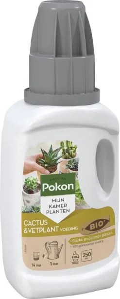 Pokon Bio Cactus & Vetplant Voeding - 250ml - Plantenvoeding (bio) - 7ml Per 1L Water 13 Pokon Bio Cactus & Vetplant Voeding - 250ml - Plantenvoeding (bio) - 7ml Per 1L Water -Bloem Garden Verkoop 482x1200