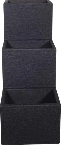 4gardenz Stone Trapsgewijs Plantenbak Voor Buiten 27x60x60 Cm - Grijs -Bloem Garden Verkoop 509x1200