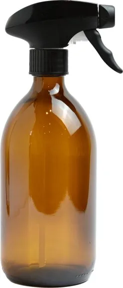 Groeikruid® Plantenspuit | 500 Ml Amber Glas | Met Zwarte Spraykop | Plantensproeier Binnen | Waterverstuiver | Verstuiver | Waterspuit -Bloem Garden Verkoop 513x1200