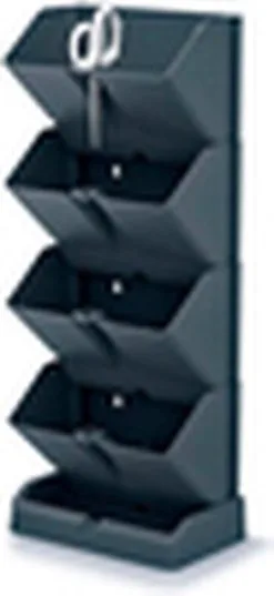 Prosperplast Verticale Kruidentuin Kunststof - Staand/hangend - Modulair - Antraciet Grijs - L 20 X B 11 X H 48 Cm - Incl. Kruidenschaar 19 Prosperplast Verticale Kruidentuin Kunststof - Staand/hangend - Modulair - Antraciet Grijs - L 20 X B 11 X H 48 Cm - Incl. Kruidenschaar -Bloem Garden Verkoop 552x1200