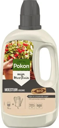 Pokon Bio Moestuinvoeding - 500ml - Plantenvoeding - 14ml Per 1l Water -Bloem Garden Verkoop 558x1200