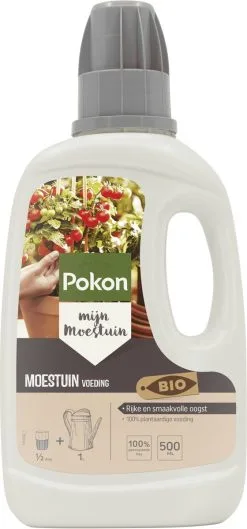 Pokon Bio Moestuinvoeding - 500ml - Plantenvoeding - 14ml Per 1l Water -Bloem Garden Verkoop 560x1200