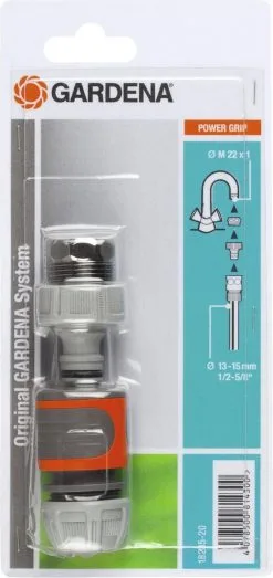 Gardena Koppeling Set Snelaansluitstukken Kraanstuk, Slangstuk En Draadadapter 4078500010269 -Bloem Garden Verkoop 567x1200 1