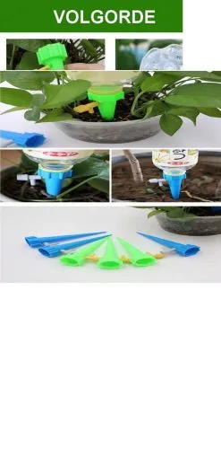 MGOODS Plant Bewateringssysteem - 12 Stuks - Bewateringsyteem - Watergeefsysteem - Plantenbol - Automatische Gieter - Water Druppelaar - Druppelsysteem - Bewateringssysteem - Druppel Systeem - Water Geef Systeem - Plantenbol -Bloem Garden Verkoop 582x1200 1