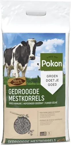 Pokon Gedroogde Mestkorrel - 5kg - Meststof - Geschikt Voor 10m2 Tot 40m2 9 Pokon Gedroogde Mestkorrel - 5kg - Meststof - Geschikt Voor 10m2 Tot 40m2 -Bloem Garden Verkoop 590x1200 1