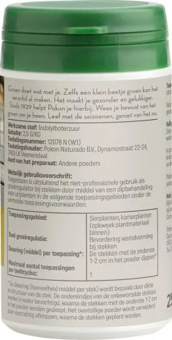 Pokon Stekpoeder - 25gr - Stimuleert Wortelvorming 8 Pokon Stekpoeder - 25gr - Stimuleert Wortelvorming -Bloem Garden Verkoop 608x1200 2