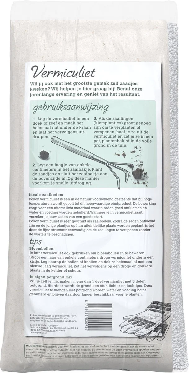 Pokon Bio Vermiculiet - 6l - 100% Natuurlijk - Ideale Zaaibodem 6 Pokon Bio Vermiculiet - 6l - 100% Natuurlijk - Ideale Zaaibodem - Afbeelding 6