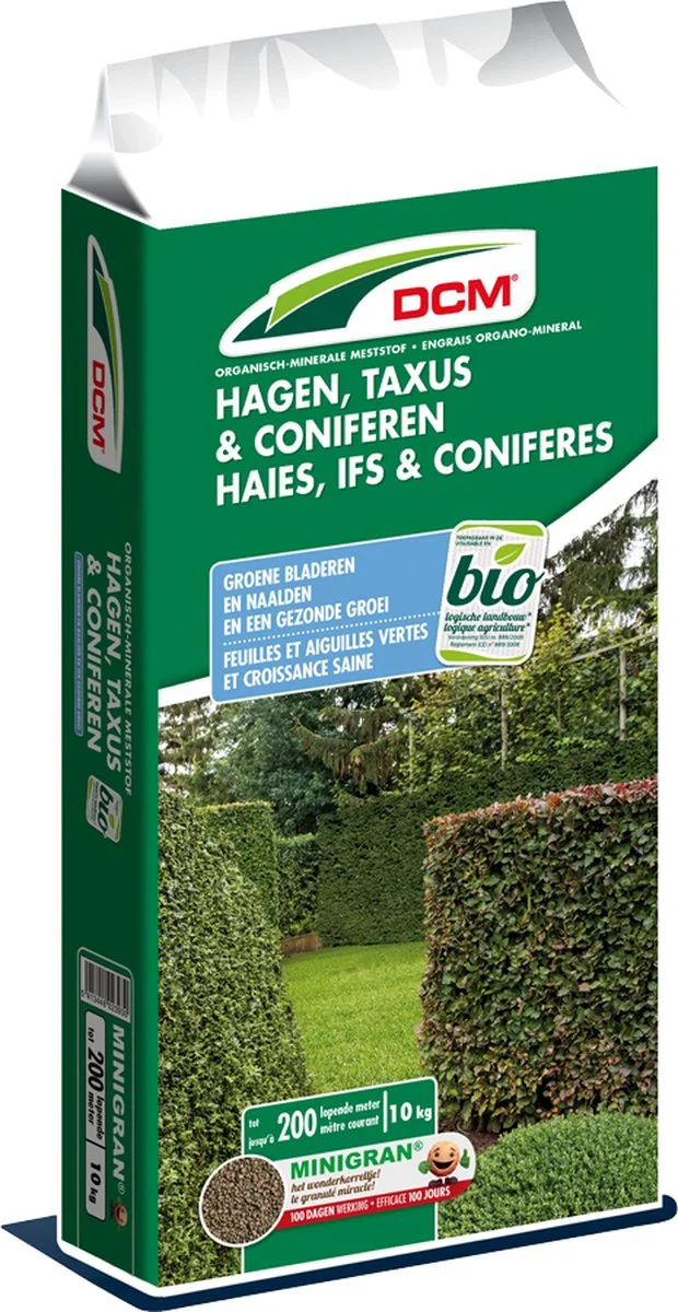 DCM Bemesting Voor Hagen,taxus En Coniferen 10kg 2 DCM Bemesting Voor Hagen,taxus En Coniferen 10kg - Afbeelding 2