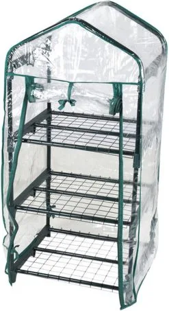 Pro Garden Kweekkas Groen 17-delig 90x50 Cm -Bloem Garden Verkoop 655x1200