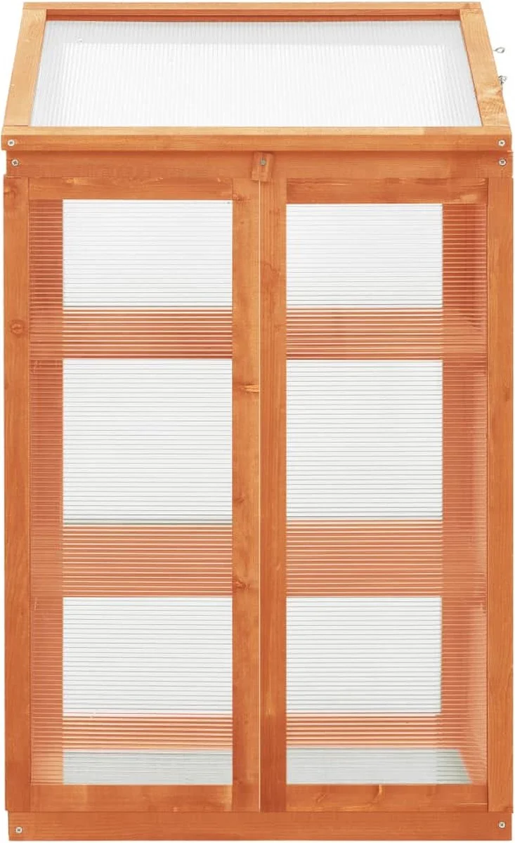 VidaXL Broeikas 60x45x100 Cm Vurenhout 5 VidaXL Broeikas 60x45x100 Cm Vurenhout - Afbeelding 5