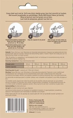 Pokon Bio Kuur Voor Weerbare En Gezonde Kamerplanten - Capsules - 12 Stuks - Geschikt Voor Alle Kamer-, Buitenplanten En Moestuin 6 Pokon Bio Kuur Voor Weerbare En Gezonde Kamerplanten - Capsules - 12 Stuks - Geschikt Voor Alle Kamer-, Buitenplanten En Moestuin -Bloem Garden Verkoop 738x1200