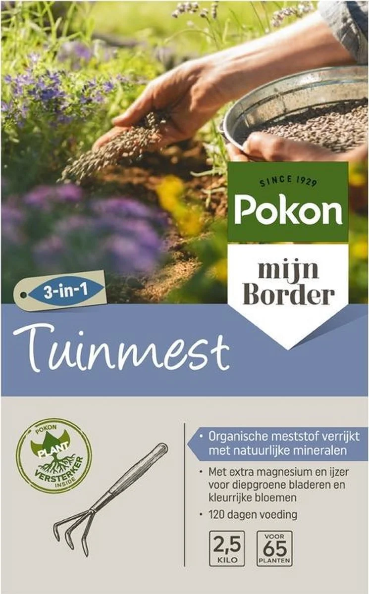 Pokon Tuinmest - 1kg - Meststof - 3-in-1 Werking 6 Pokon Tuinmest - 1kg - Meststof - 3-in-1 Werking - Afbeelding 6