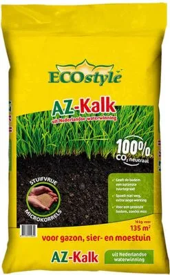 ECOstyle AZ Kalk Micro Korrel – Voor Gazon, Sier- En Moestuin - Corrigeert Zuurgraad Direct En Langdurig - Werkt Tegen Mos - CO2-Neutraal – 70 M² - 5 KG -Bloem Garden Verkoop 745x1200 4
