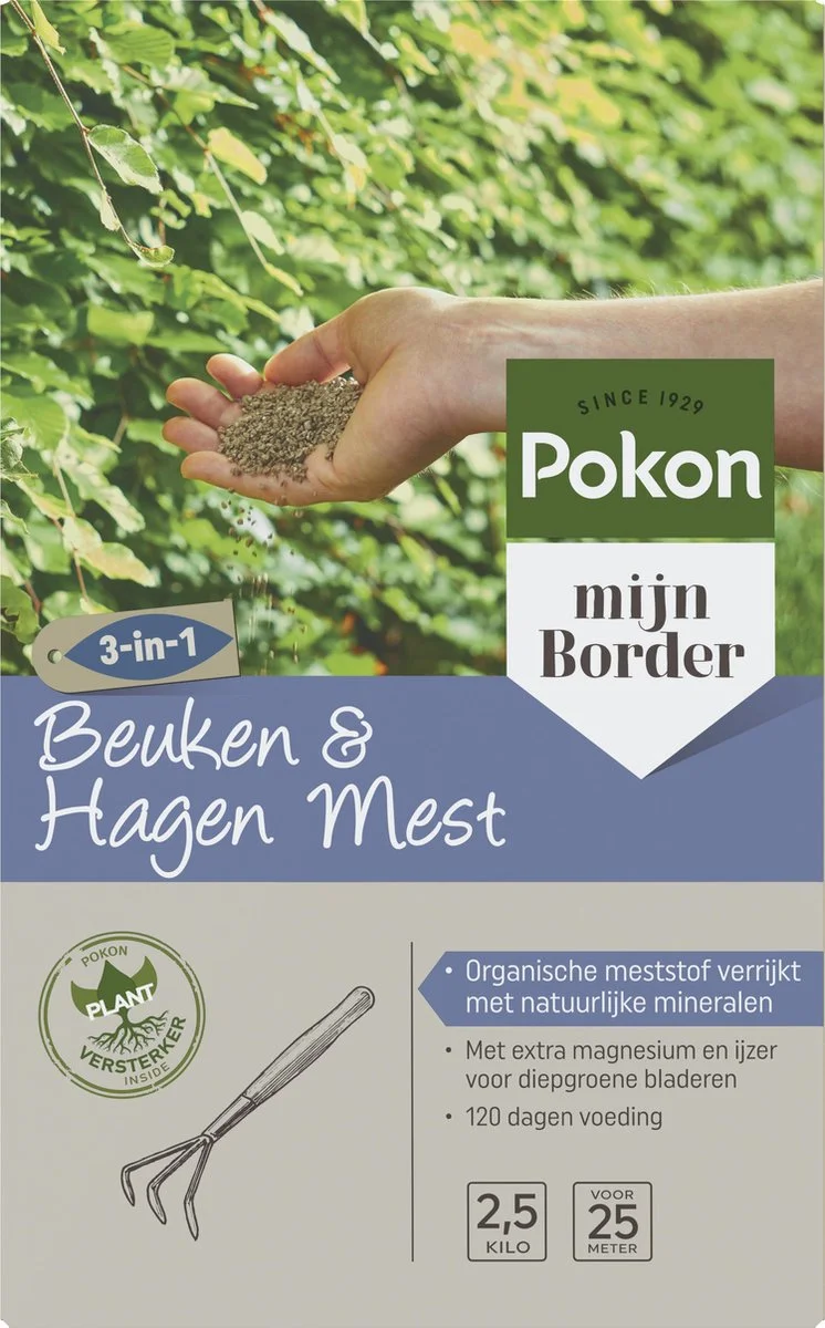 Pokon Beuken & Hagen Mest - 2,5kg - Meststof - 3-in-1 Werking 1 Pokon Beuken & Hagen Mest - 2,5kg - Meststof - 3-in-1 Werking