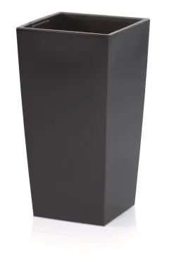 Prosperplast Kunststof Urbi Bloempot/plantenpot Met Binnenpot Antraciet 32 X 32 X 61 Cm - 21/49 Liter - Hoge Vierkante Bloempotten -Bloem Garden Verkoop 757x1200