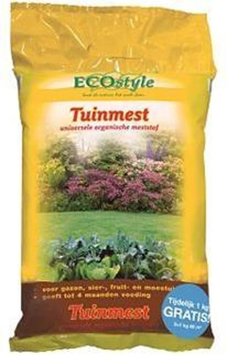 ECOstyle Tuinmest Organische Meststof - Border & Siertuin - Natuurlijke Meststof Gazon - 120 Dagen Voeding- 50 M² - 5 KG 8 ECOstyle Tuinmest Organische Meststof - Border & Siertuin - Natuurlijke Meststof Gazon - 120 Dagen Voeding- 50 M² - 5 KG - Afbeelding 8