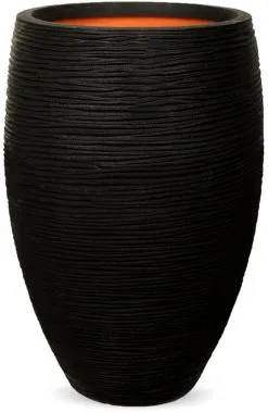 Capi Europe - Vaas Elegant Deluxe Rib NL - 56x84 - Zwart - Voor Binnen En Buiten - KBLR1132 17 Capi Europe - Vaas Elegant Deluxe Rib NL - 56x84 - Zwart - Voor Binnen En Buiten - KBLR1132 -Bloem Garden Verkoop 779x1200