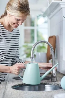 Elho Brussels Gieter 1,8l - Gieter Voor Binnenkweken En Oogsten - Ø 33.0 X H 17.0 Cm - Groen/Mint -Bloem Garden Verkoop 800x1200 130