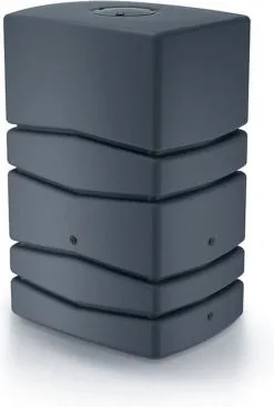 Prosperplast Regenton Aqua Tower 350 Liter - Antraciet -Bloem Garden Verkoop 807x1200