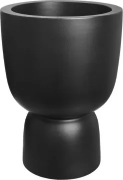 Elho Pure Coupe 41 - Bloempot Voor Binnen & Buiten - Ø 41.3 X H 57.9 Cm - Zwart/Zwart -Bloem Garden Verkoop 823x1200 4