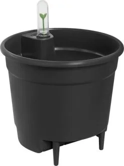 Elho Self-watering Insert 17 - Accessoires Voor Binnenaccessoires - Ø 17.0 X H 15.8 Cm - Zwart/Living Black