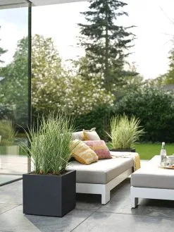 Elho Vivo Next Vierkant 40 - Plantenbak Voor Binnen & Buiten - Ø 39.0 X H 37.9 Cm - Zwart/Living Black -Bloem Garden Verkoop 900x1200 33