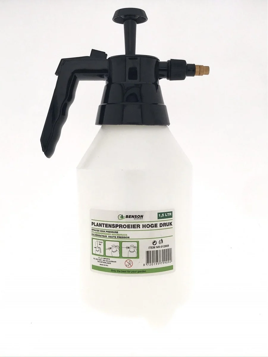 Plantensproeier - Gardenline 1.5 Liter - Hoge Druk - Verstelbare Druk 1 Plantensproeier - Gardenline 1.5 Liter - Hoge Druk - Verstelbare Druk