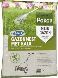 Pokon Gazonmest Met Kalk - 5kg - Mest - Geschikt Voor 75m² - 120 Dagen Voeding -Bloem Garden Verkoop 902x1200 5