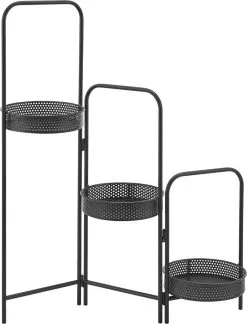 En.casa Plantenstandaard Vrasene Metaal 75x68x20 Cm Zwart 8 En.casa Plantenstandaard Vrasene Metaal 75x68x20 Cm Zwart -Bloem Garden Verkoop 914x1200