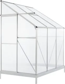 Juskys Aluminium Zijkas Kweekkas Wandkas, Broeikas Kas