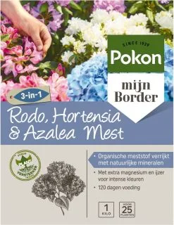 Pokon Rhododendron, Hortensia & Azalea Mest - 1kg - Meststof - 3-in-1 Werking -Bloem Garden Verkoop 925x1200 2