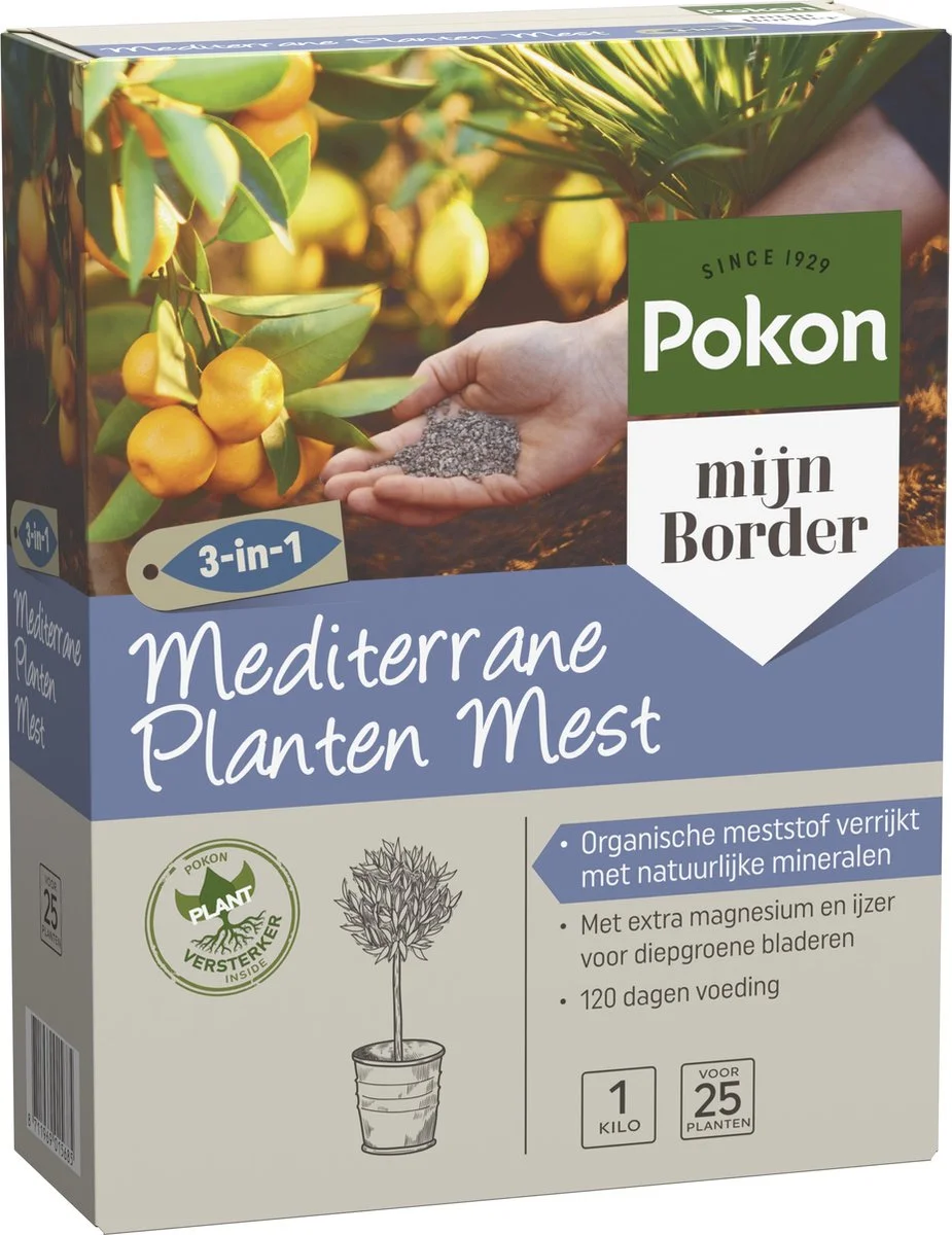 Pokon Mediterrane Planten Mest - 1kg - Meststof - 3-in-1 Werking 5 Pokon Mediterrane Planten Mest - 1kg - Meststof - 3-in-1 Werking - Afbeelding 5