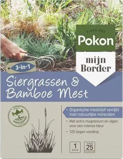 Pokon Siergrassen & Bamboe Mest - 1kg - Meststof - 3-in-1 Werking -Bloem Garden Verkoop 930x1200