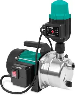VONROC GARDEN VONROC Hydrofoorpomp / Automatische Pomp - 1000W - 3500l/h - Met Drukschakelaar - Droogloopbeveiliging - Voor Besproeien En Huishoudwater