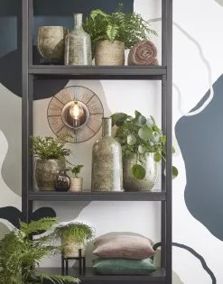 Mica Decorations Oliver Bloempot - H22 X Ø24 Cm - Terracotta - Groen -Bloem Garden Verkoop 942x1200 1